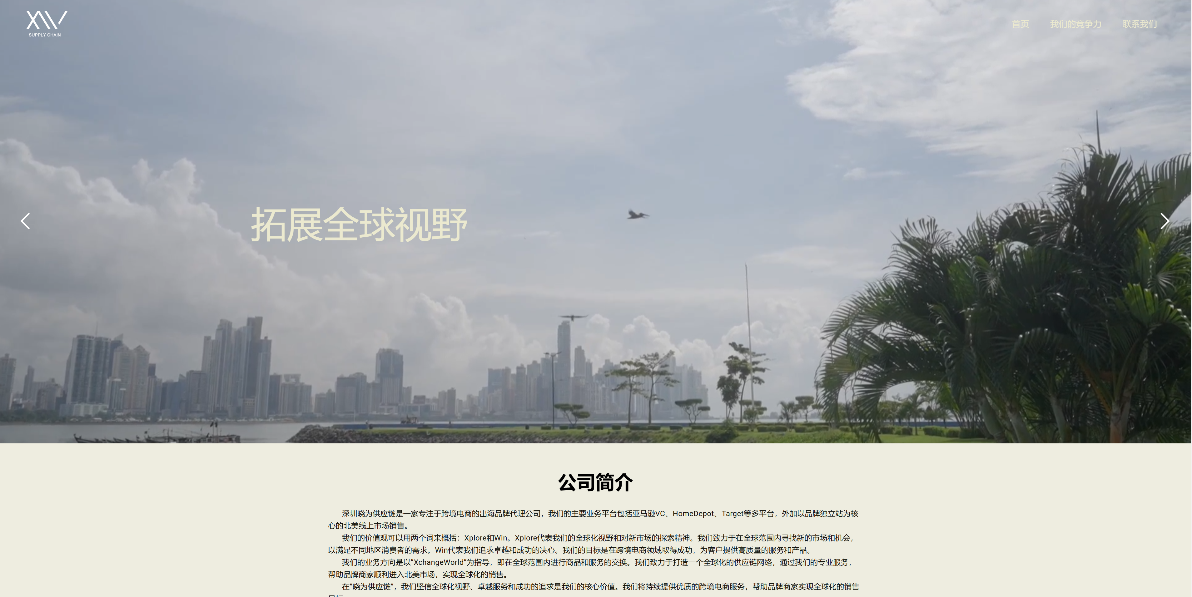 HILLWAY / FLYWEI LIMITED homepage visual