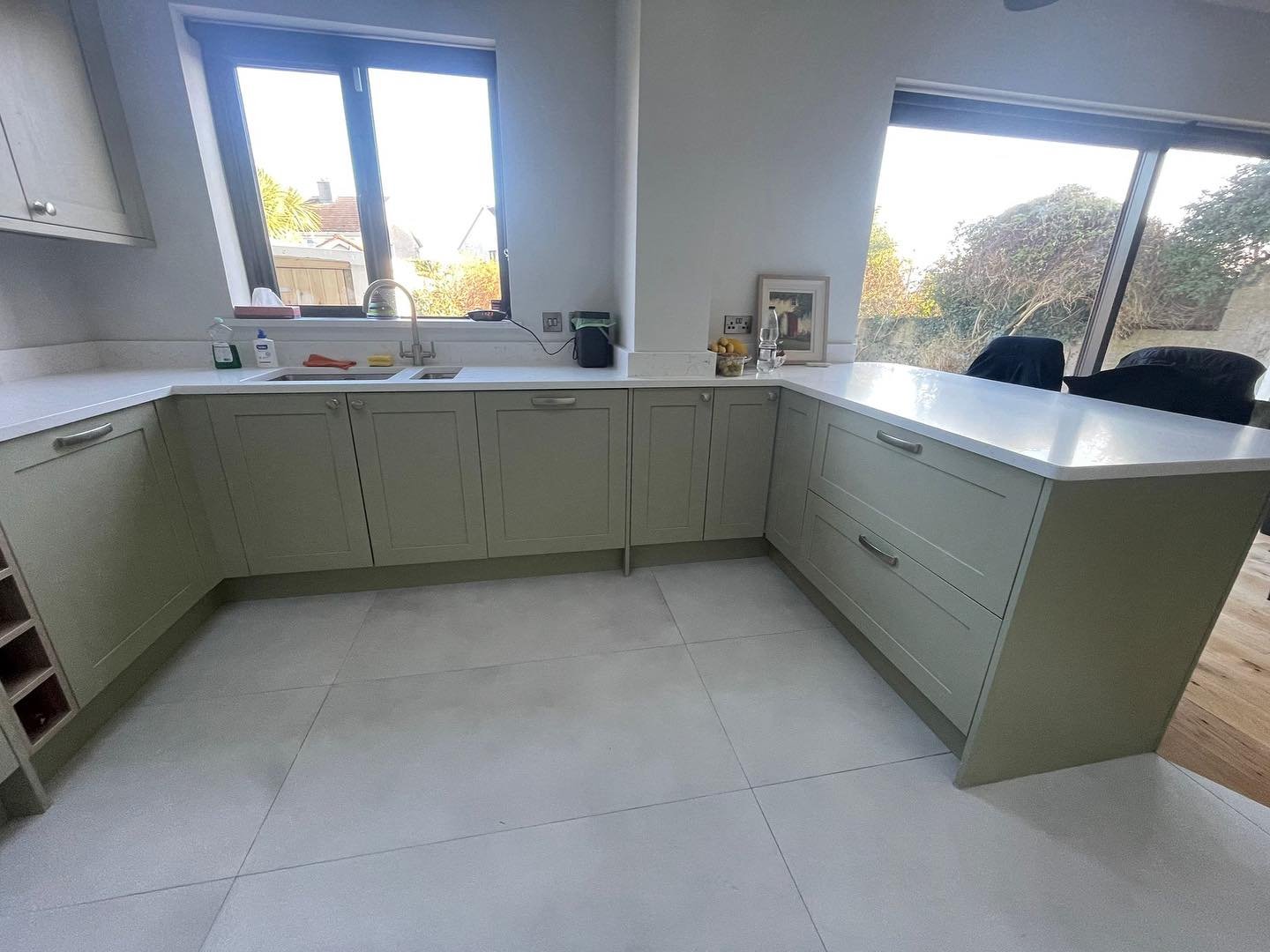 Beautiful Edison Painted Timber Kitchen Renovation | Dublin image 2