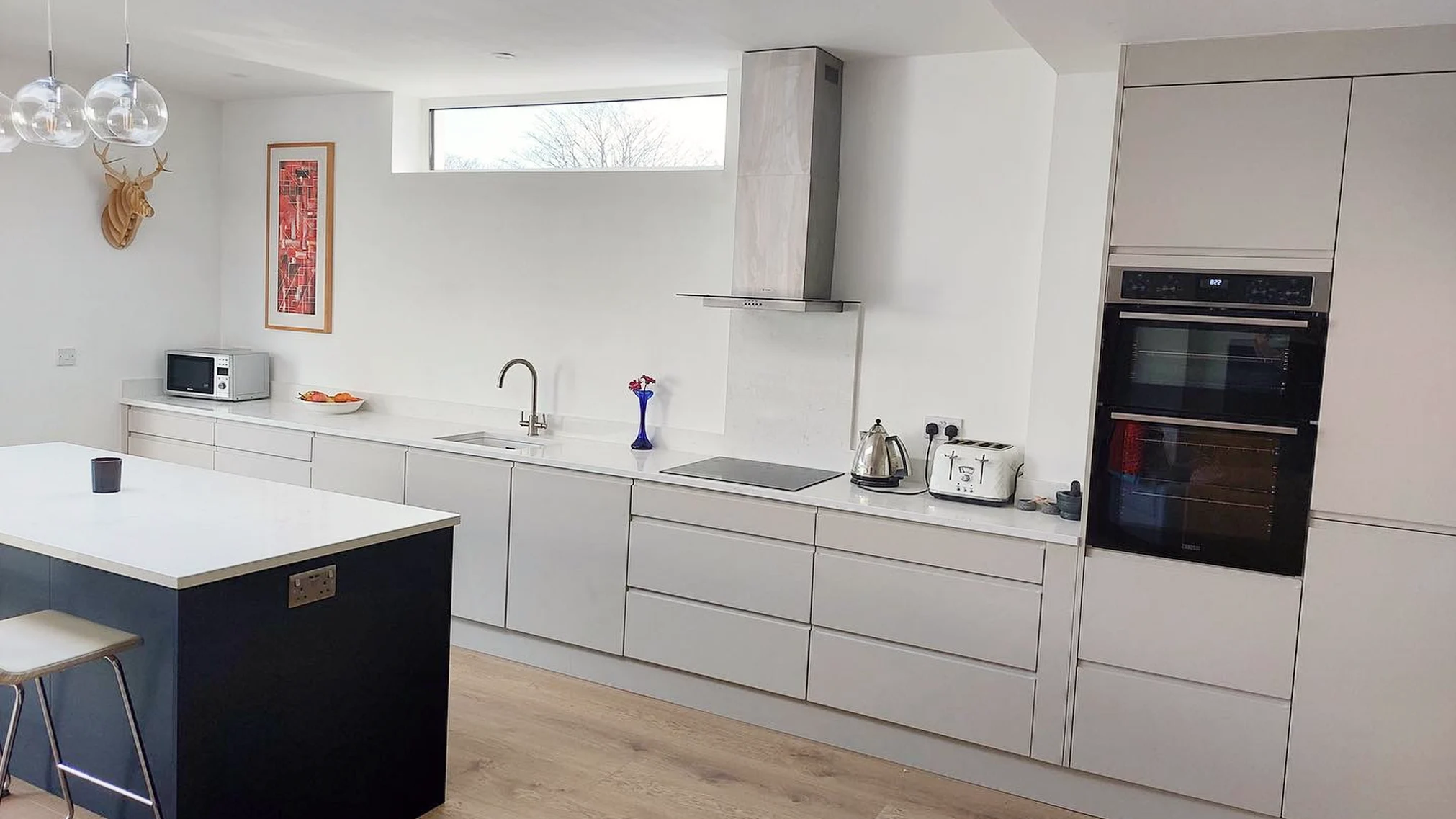 Alaska Handless in Kashmire & Marine Blue - Fitted Kitchen In Dublin image 1