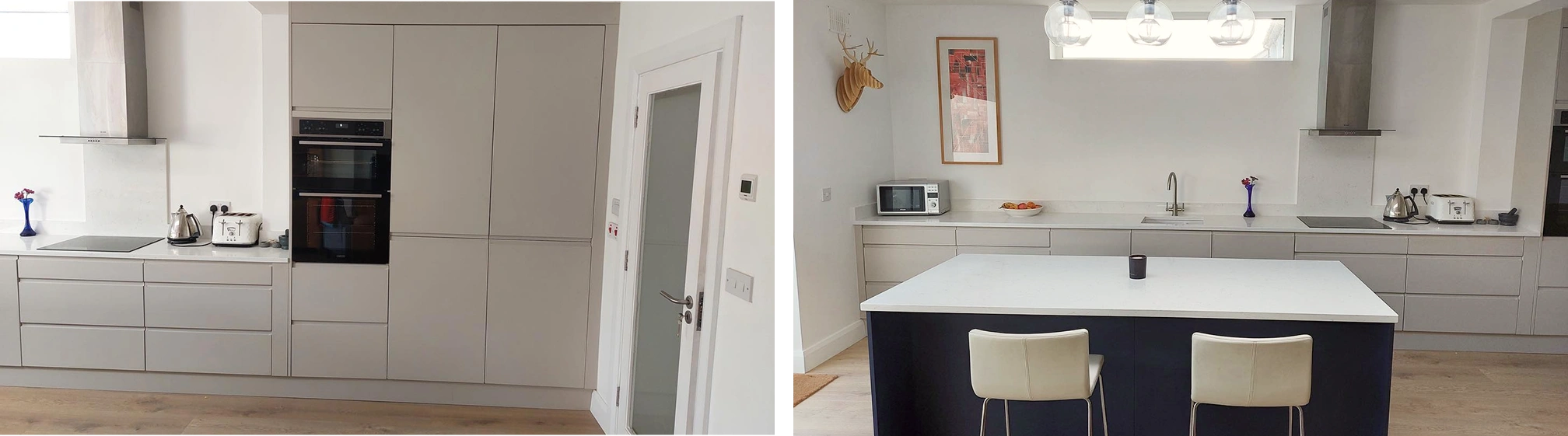 Alaska Handless in Kashmire & Marine Blue - Fitted Kitchen In Dublin image 2