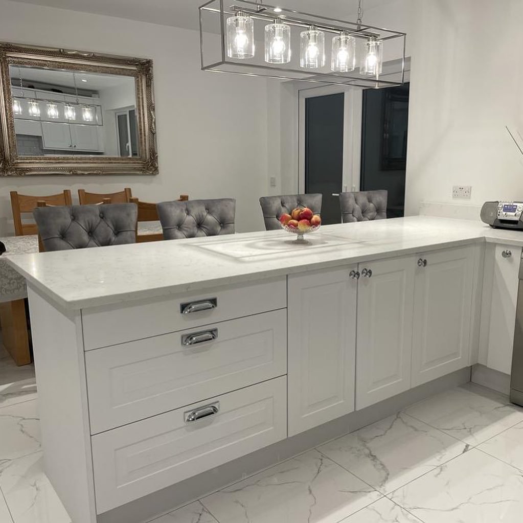 Chatham Kitchen Design in Superior Matte Porcelain & Quartz image 1