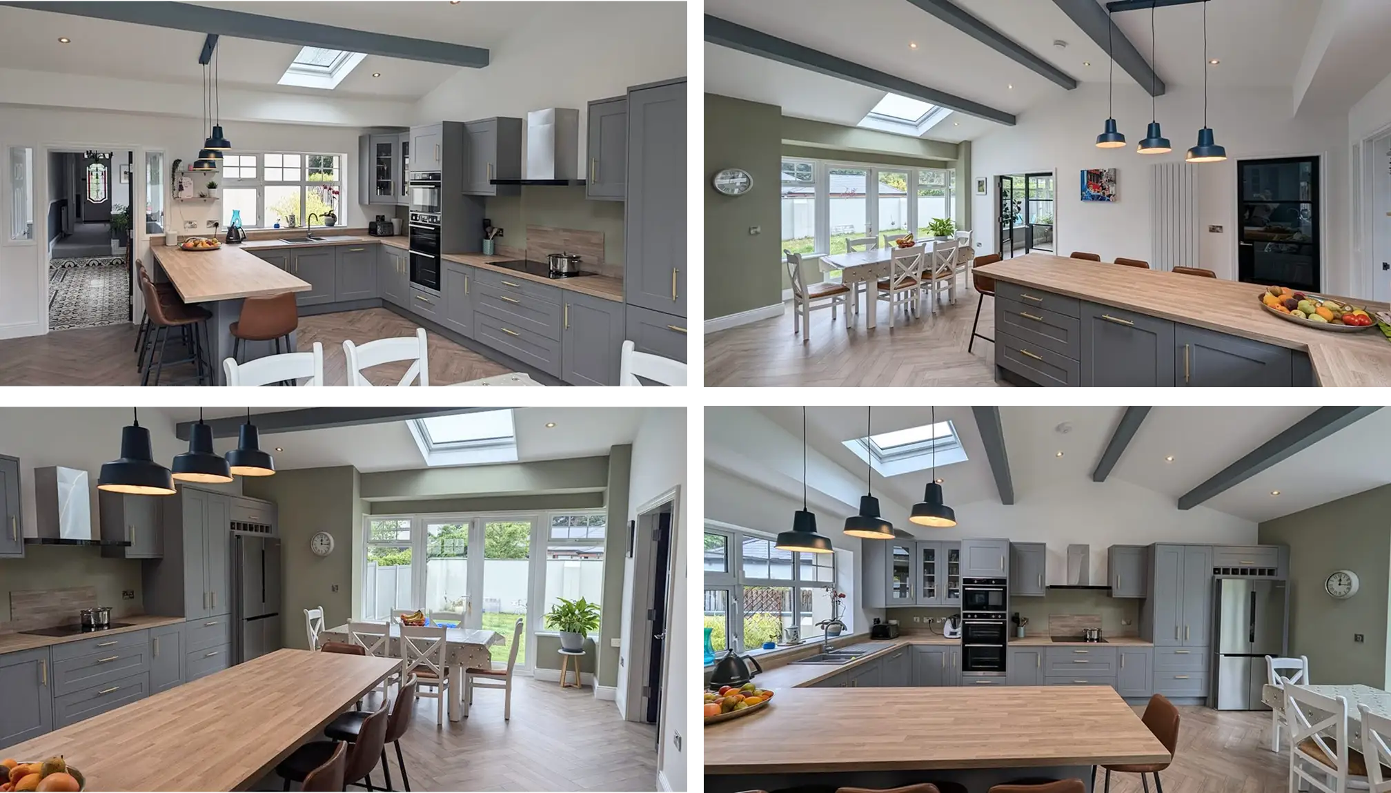 Classic Grey Kitchen Renovation with Rathlin Mock In-Frame Doors image 2