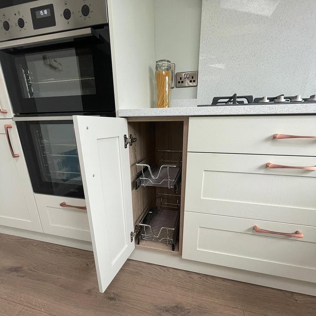 Contemporary Shaker Kitchen Transformation with Tri-Colour Design | Dublin image 4