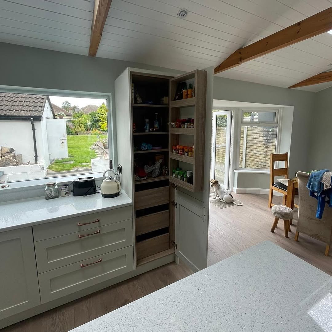 Contemporary Shaker Kitchen Transformation with Tri-Colour Design | Dublin image 6