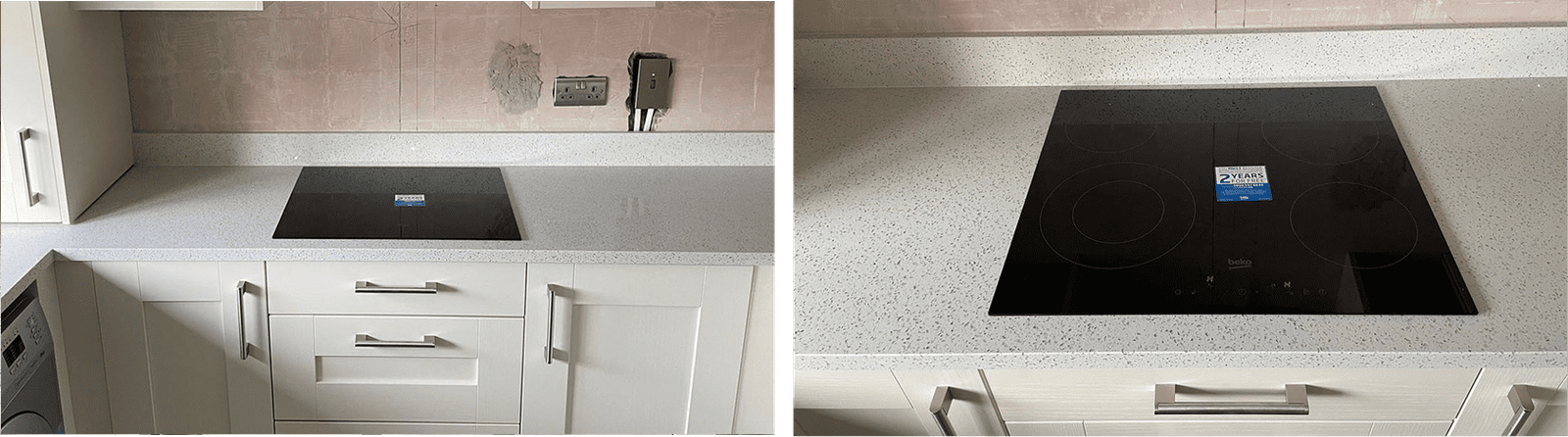 Fenwick Ivory Shaker Kitchen with U-Shaped Layout in Dublin image 3