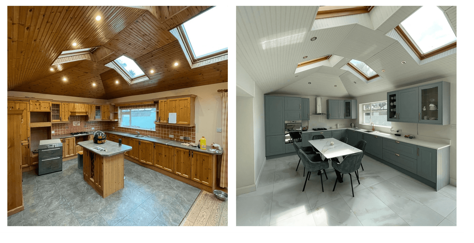 Modern Chatham Fjord Kitchen Makeover | Lucan, Dublin image 1