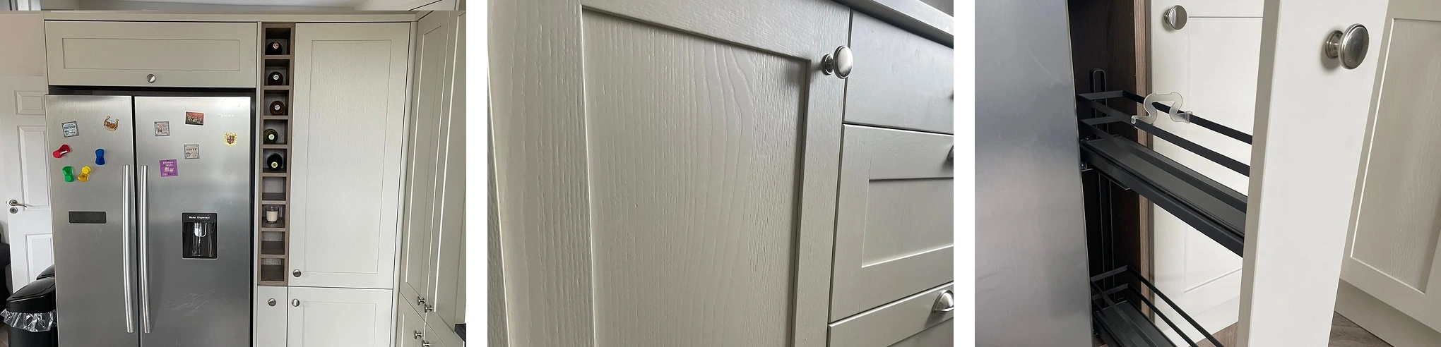 Painted Shaker U-Shaped Fitted Kitchen in Mussel image 3