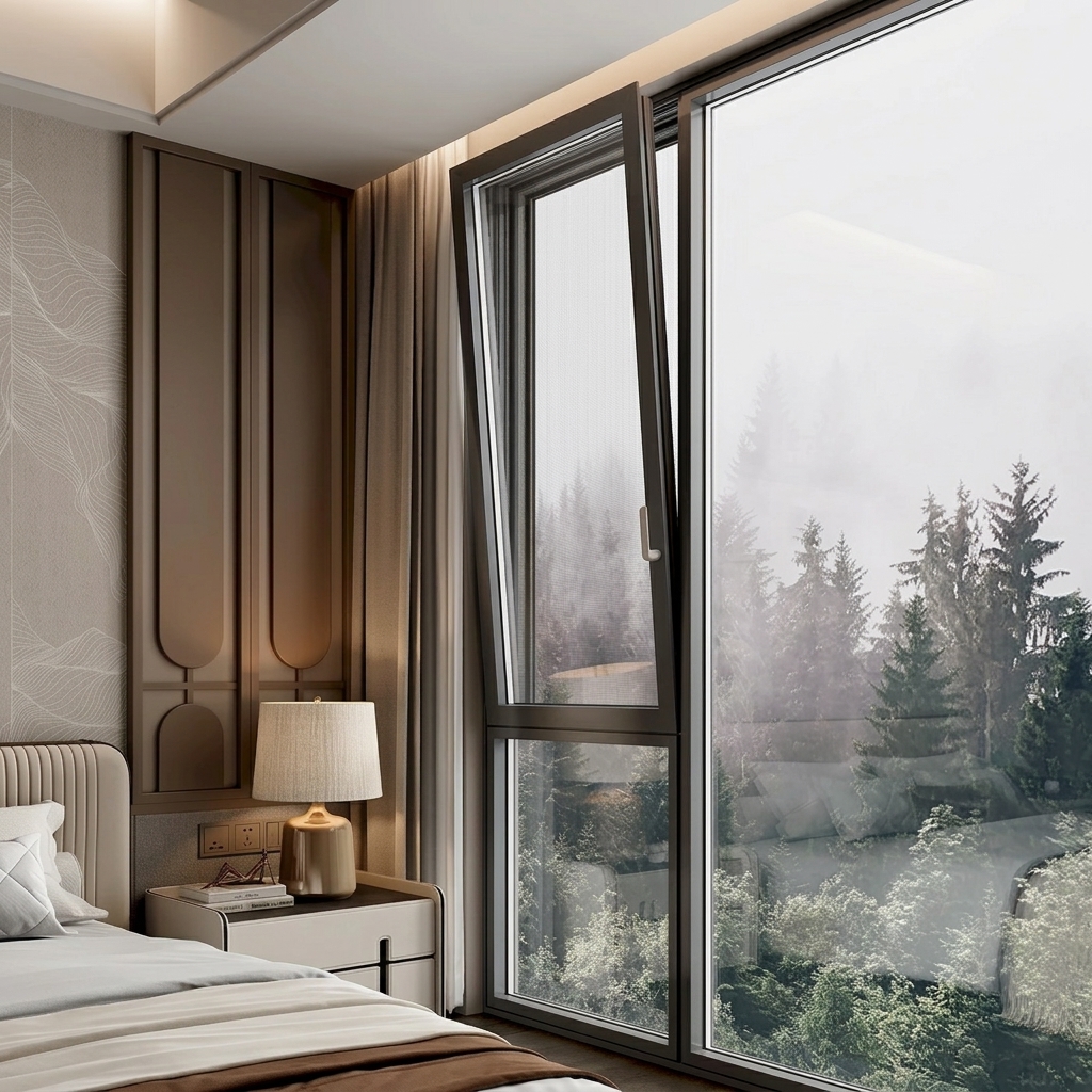 Aluminum Inward-Opening Window